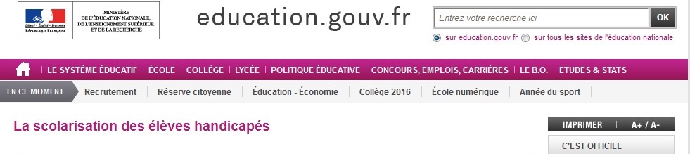 site-education nationale